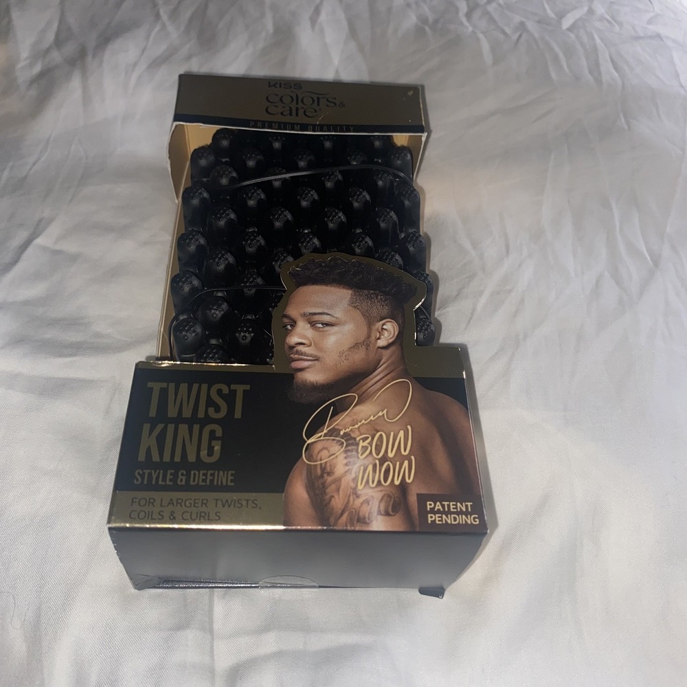 New Kiss Colors & Care Twist King Style Define Larger Coils Curls Bow Wow Sponge